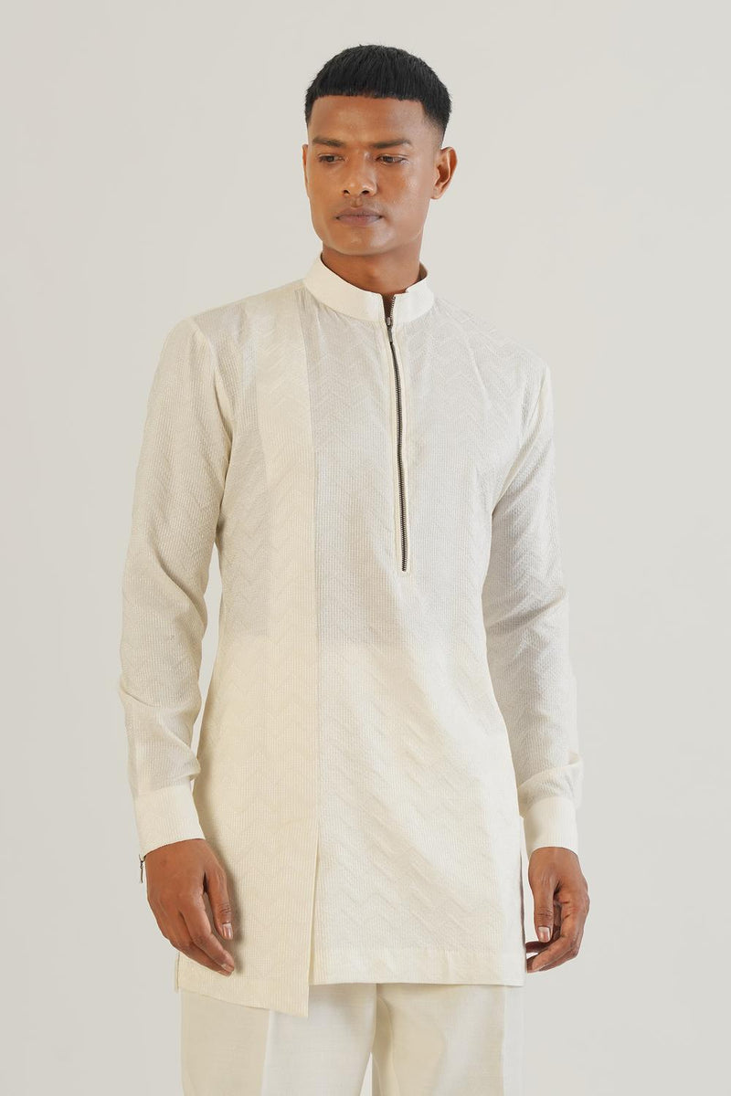Zig Zag Weave Kurta