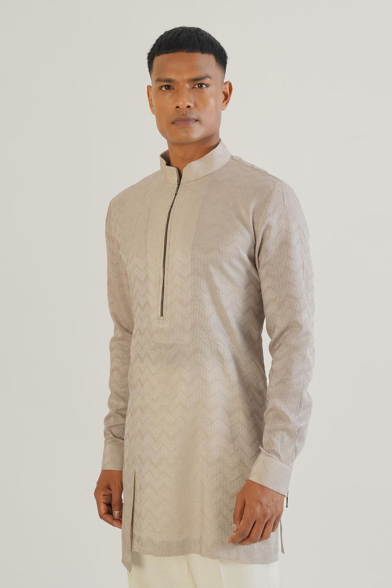 Zig Zag Weave Kurta