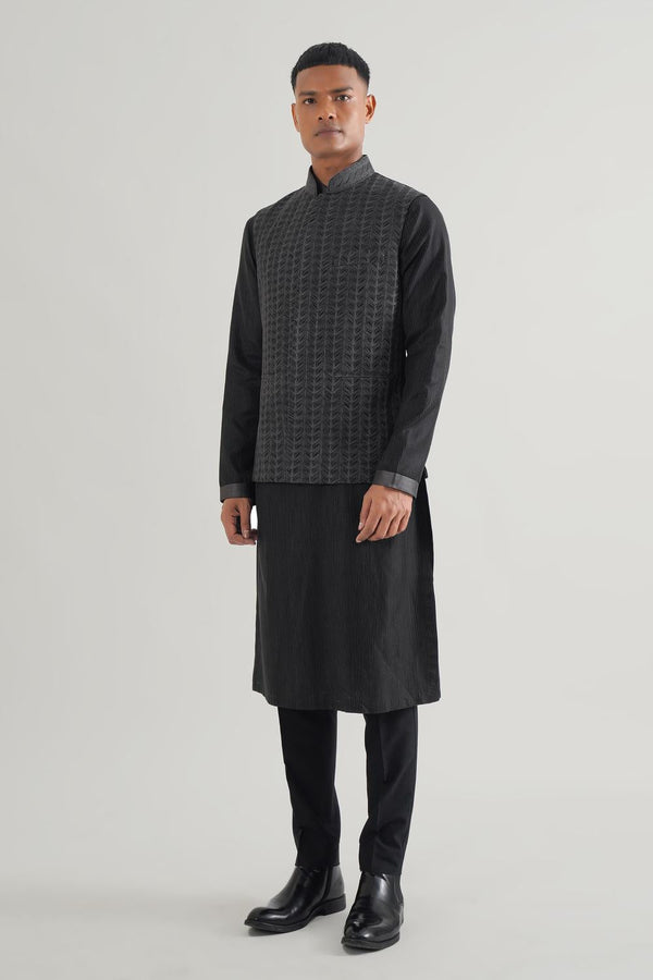 Thread Embroidered Jawahar Jacket