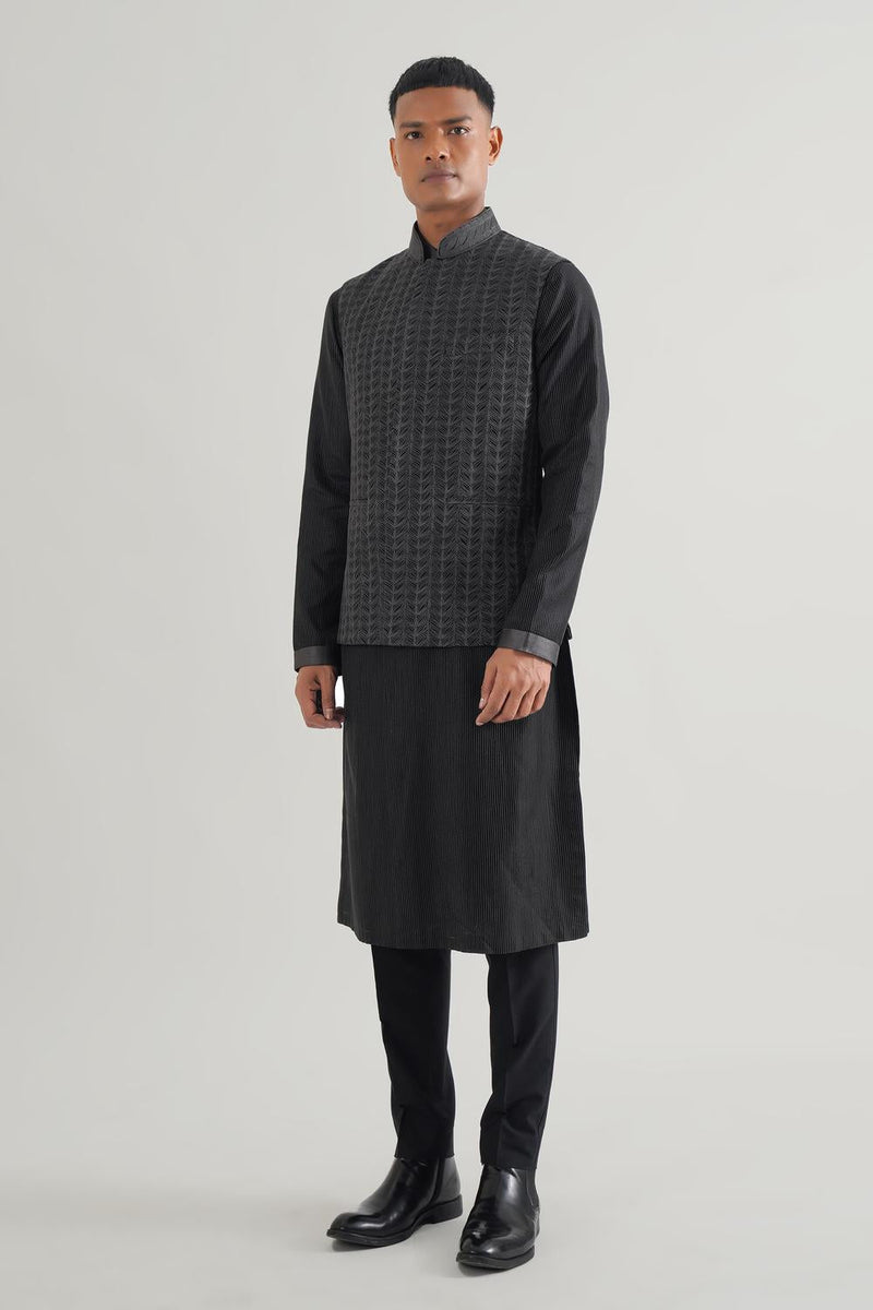 Thread Embroidered Jawahar Jacket