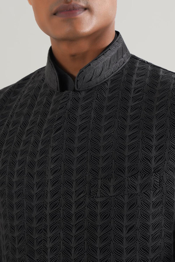 Thread Embroidered Jawahar Jacket