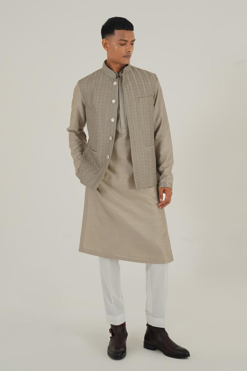 Thread Embroidered Jawahar Jacket