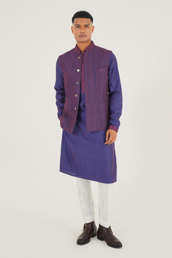 Thread Embroidered Jawahar Jacket