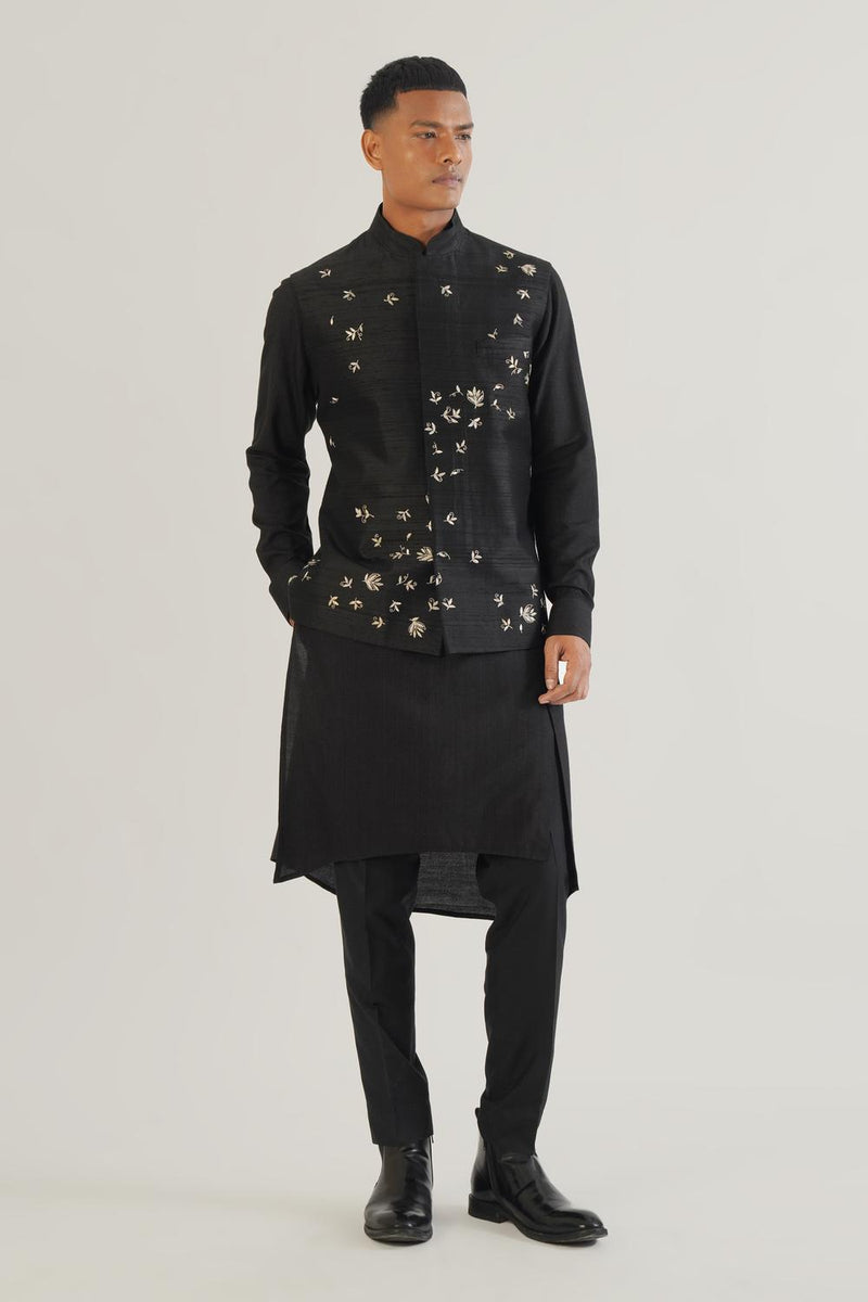 Metallic Hand Embroidered Jawahar Jacket