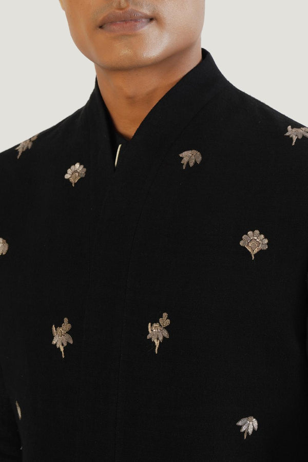 Cuved Collar Jawahar Jacket