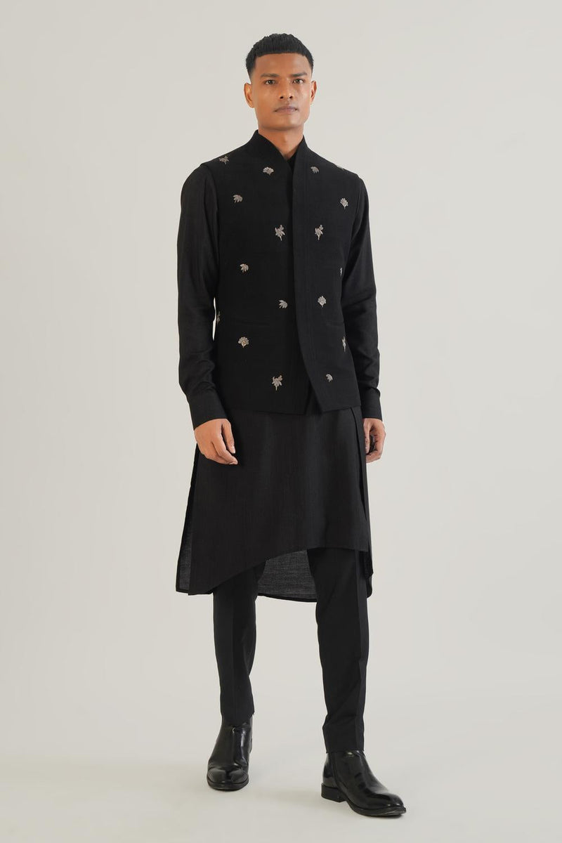 Cuved Collar Jawahar Jacket