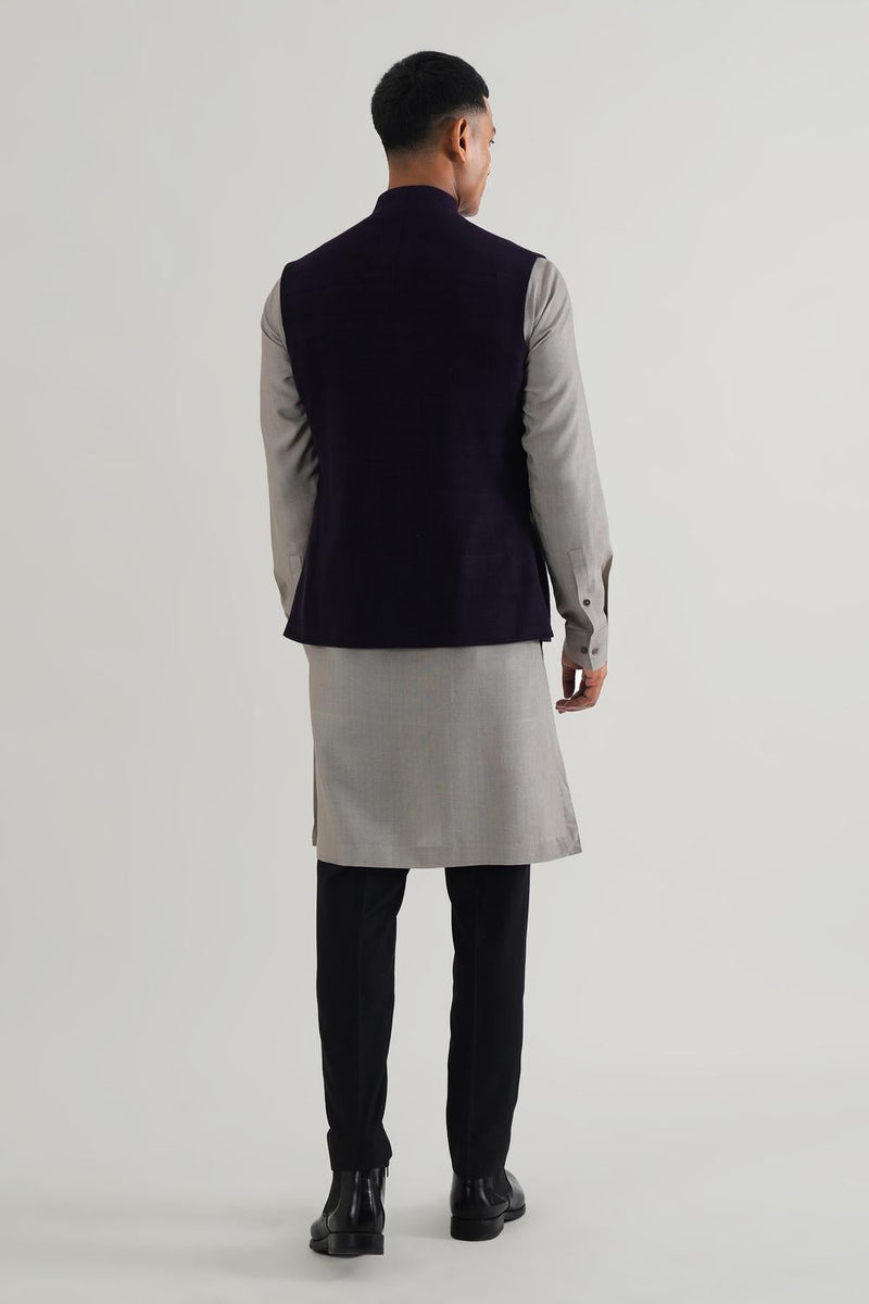 Cuved Collar Jawahar Jacket