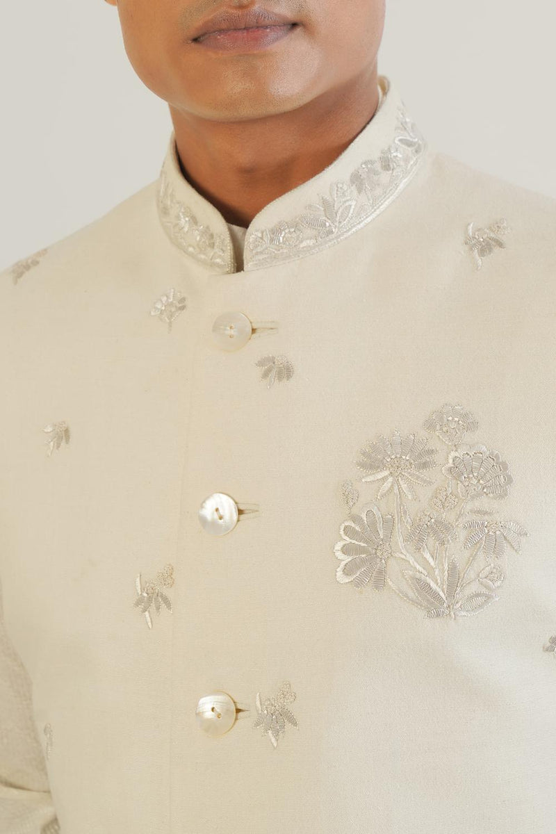 Metallic Embroidered Jawahar Jacket