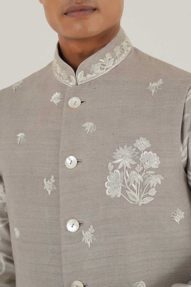 Metallic Embroidered Jawahar Jacket