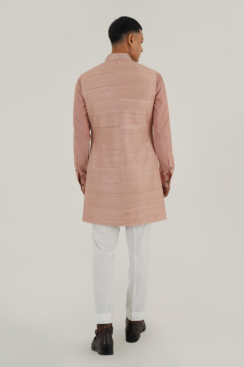 Embroidered Long Jawahar Jacket