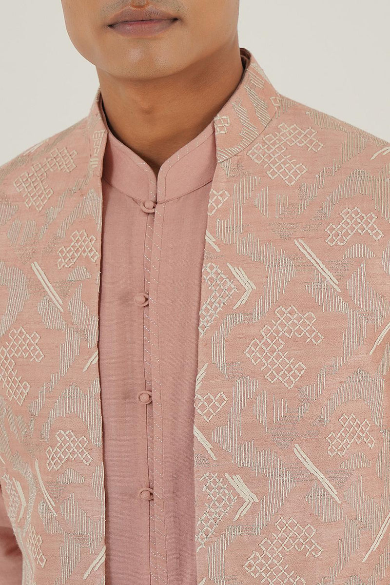 Embroidered Long Jawahar Jacket