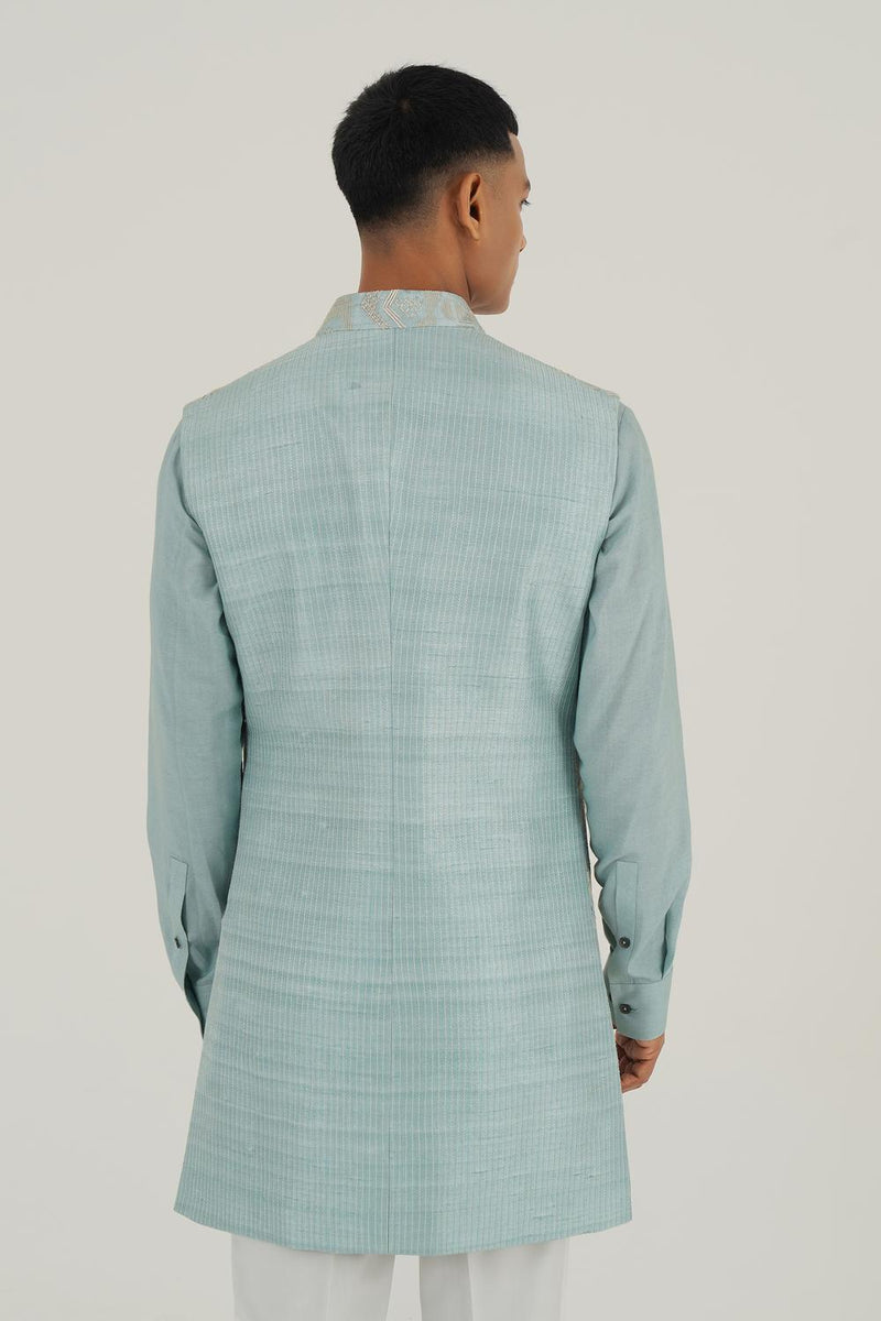 Embroidered Long Jawahar Jacket