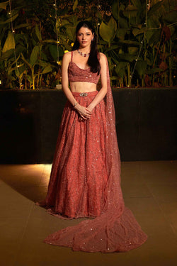 Rose Dust Lehenga Set