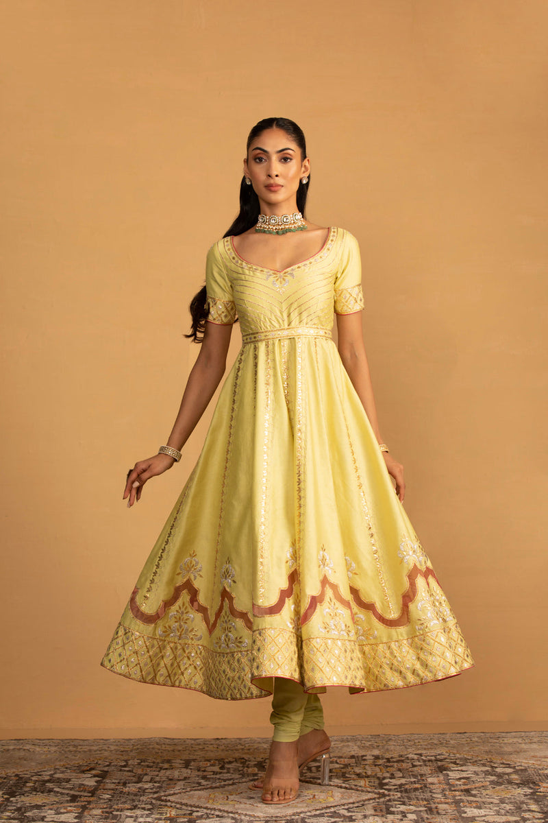 Mint Green Anarkali Set