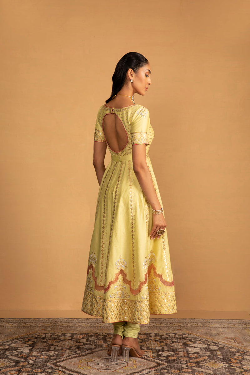 Mint Green Anarkali Set