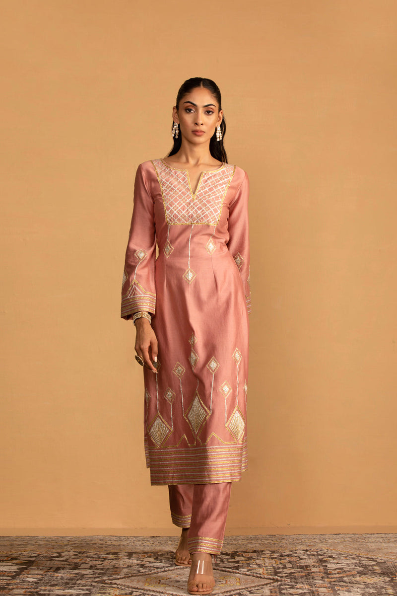 Champagne Kurta Set