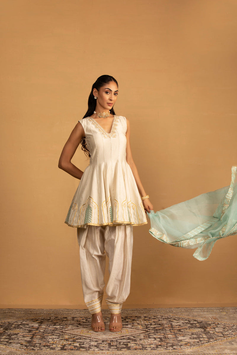 Offwhite Kurta Set