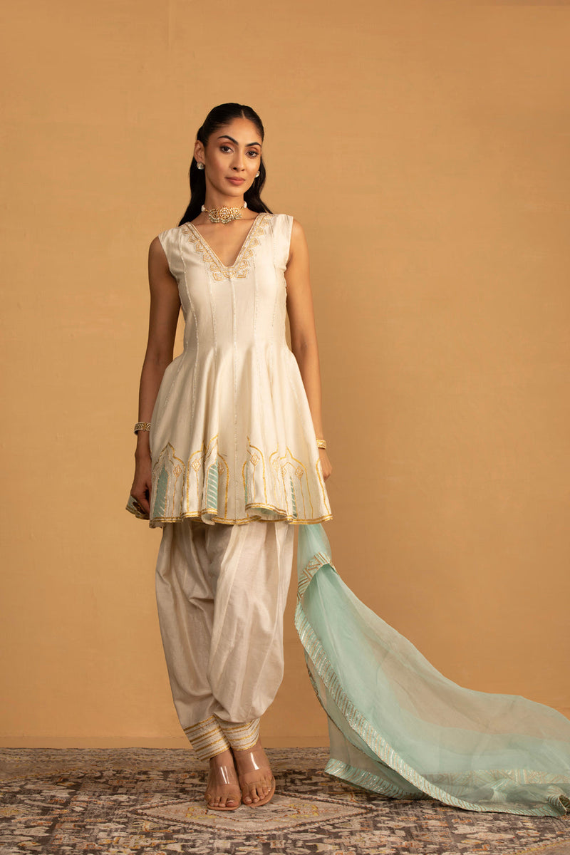 Offwhite Kurta Set
