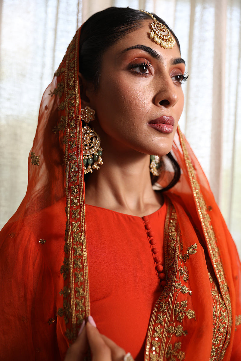 Rust Dilkash Kurta Set