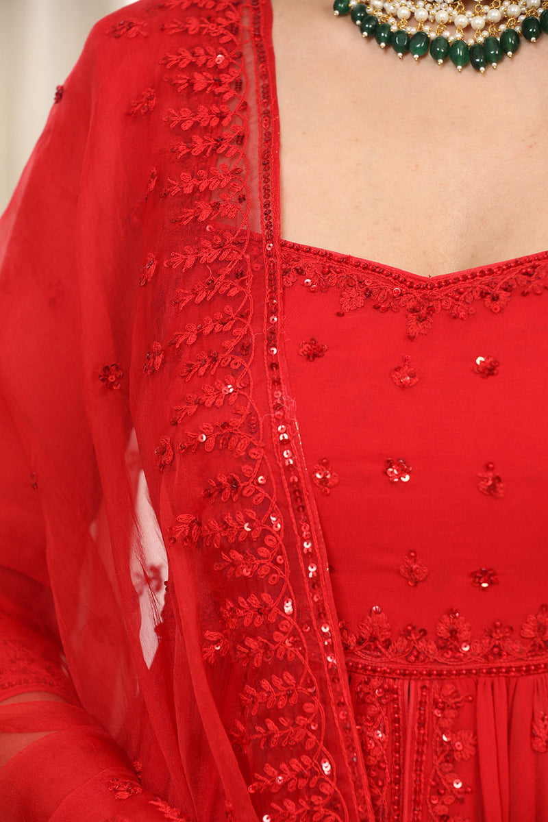 Lal Sharara Set