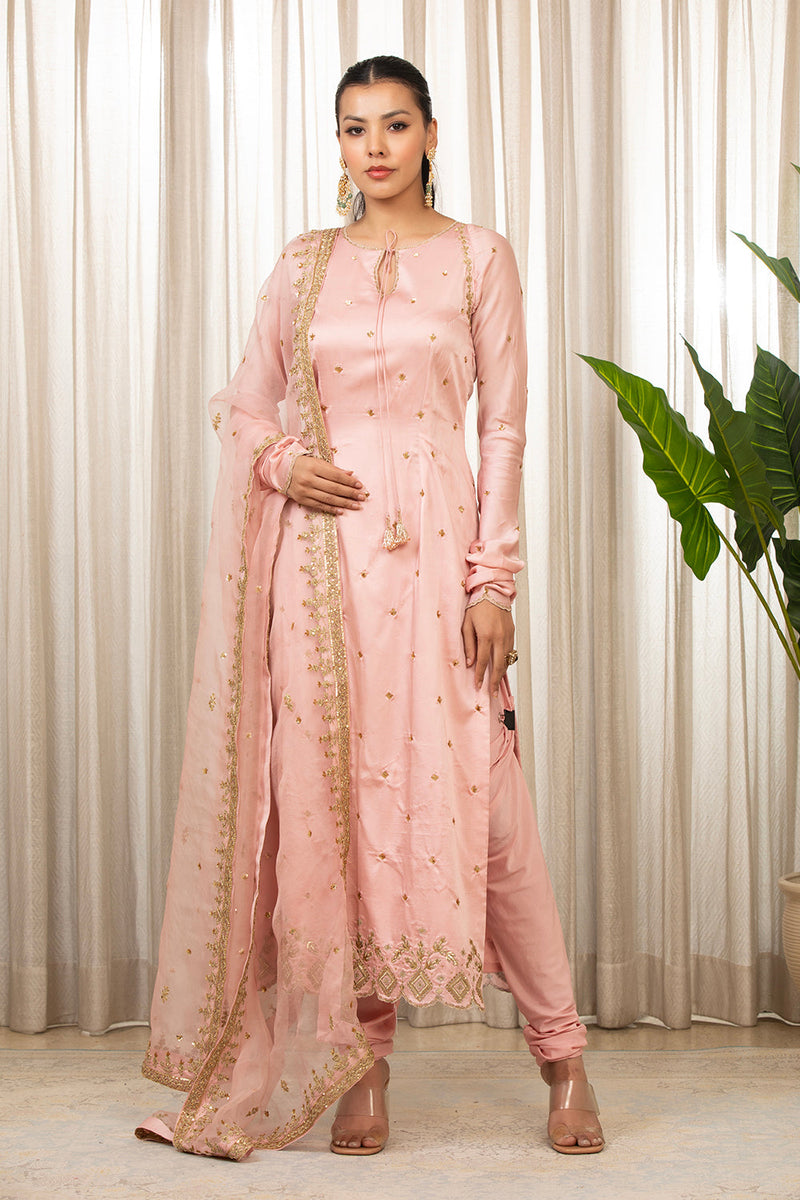 Sonam Pink Kurta Set