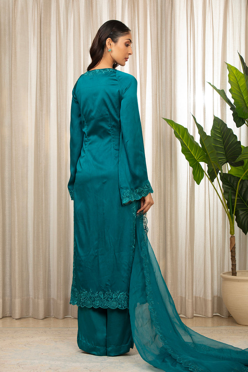 Teal Richa Long Set