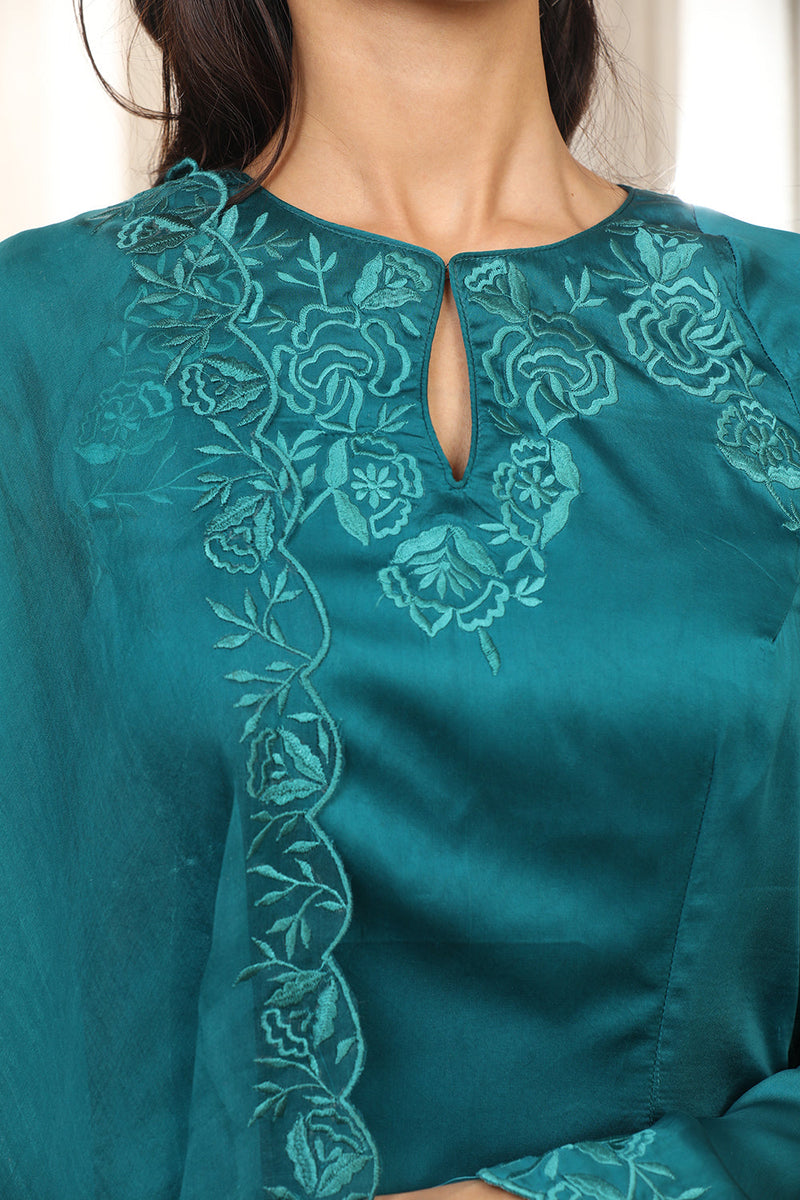 Teal Richa Long Set