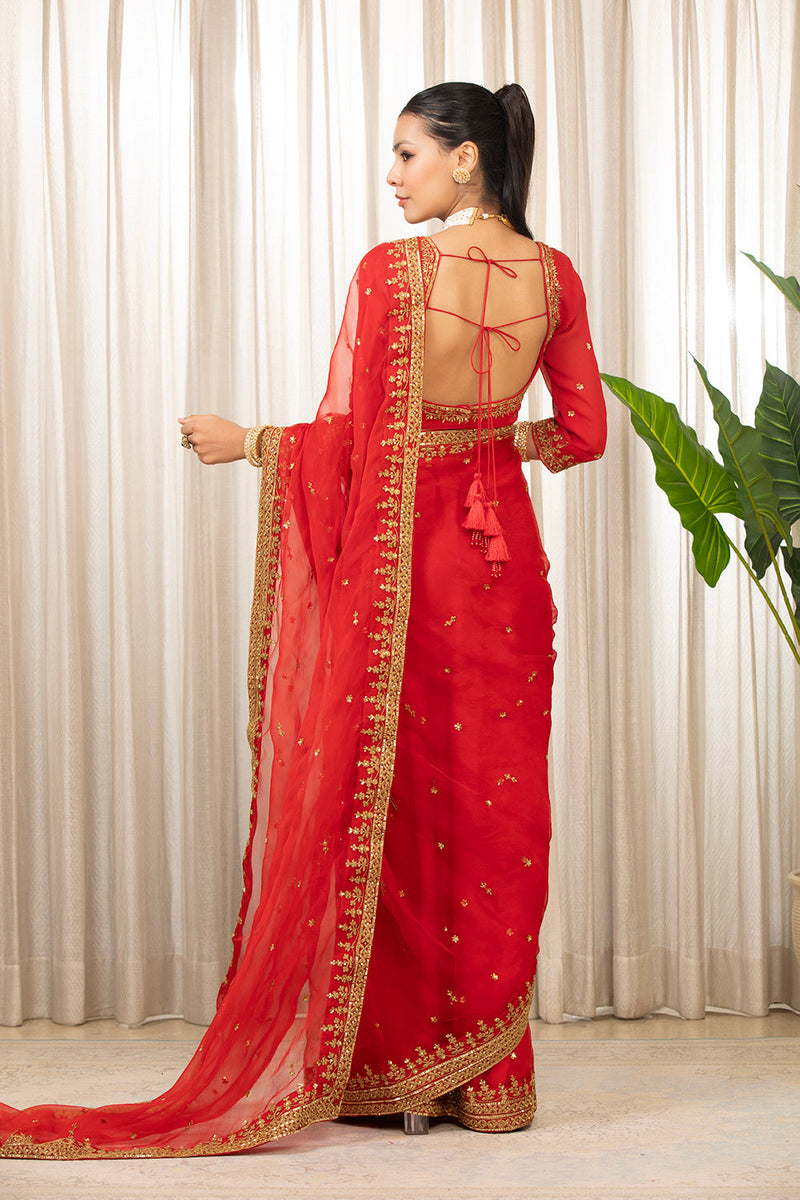 Laal Andaaz Saree Set