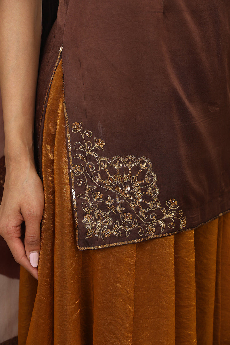 Jasmine Goldenish Sharara Set