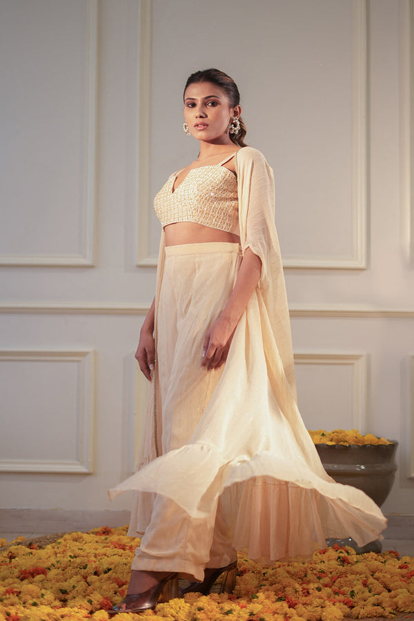 Ivory Sequin Kurta