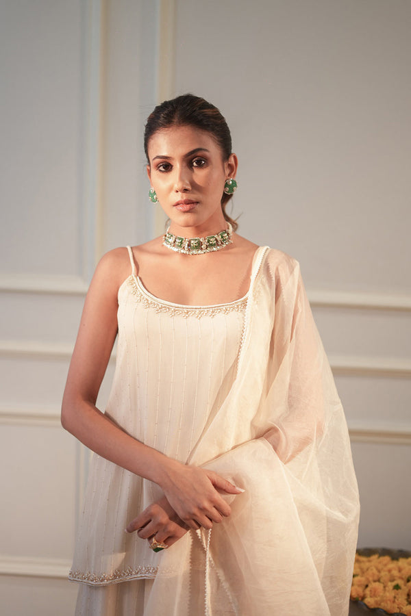 Ivory Sequin Kurta