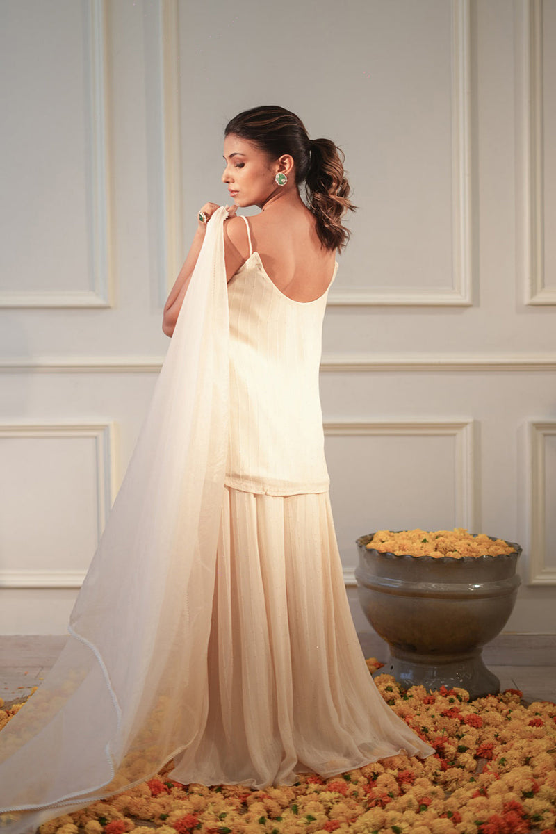 Ivory Sequin Kurta