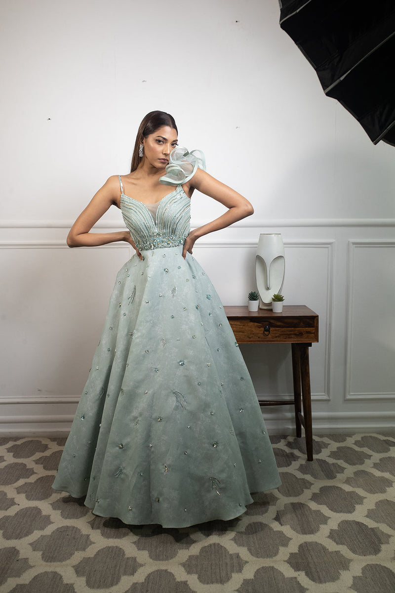 Limelight Mint Gown