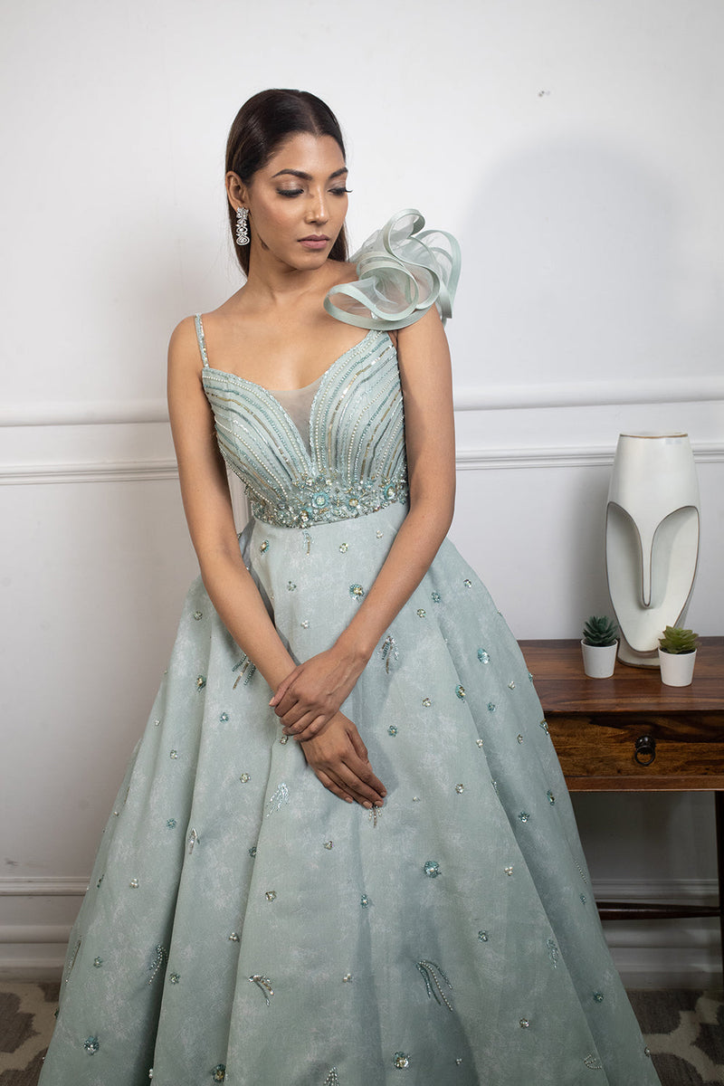 Limelight Mint Gown