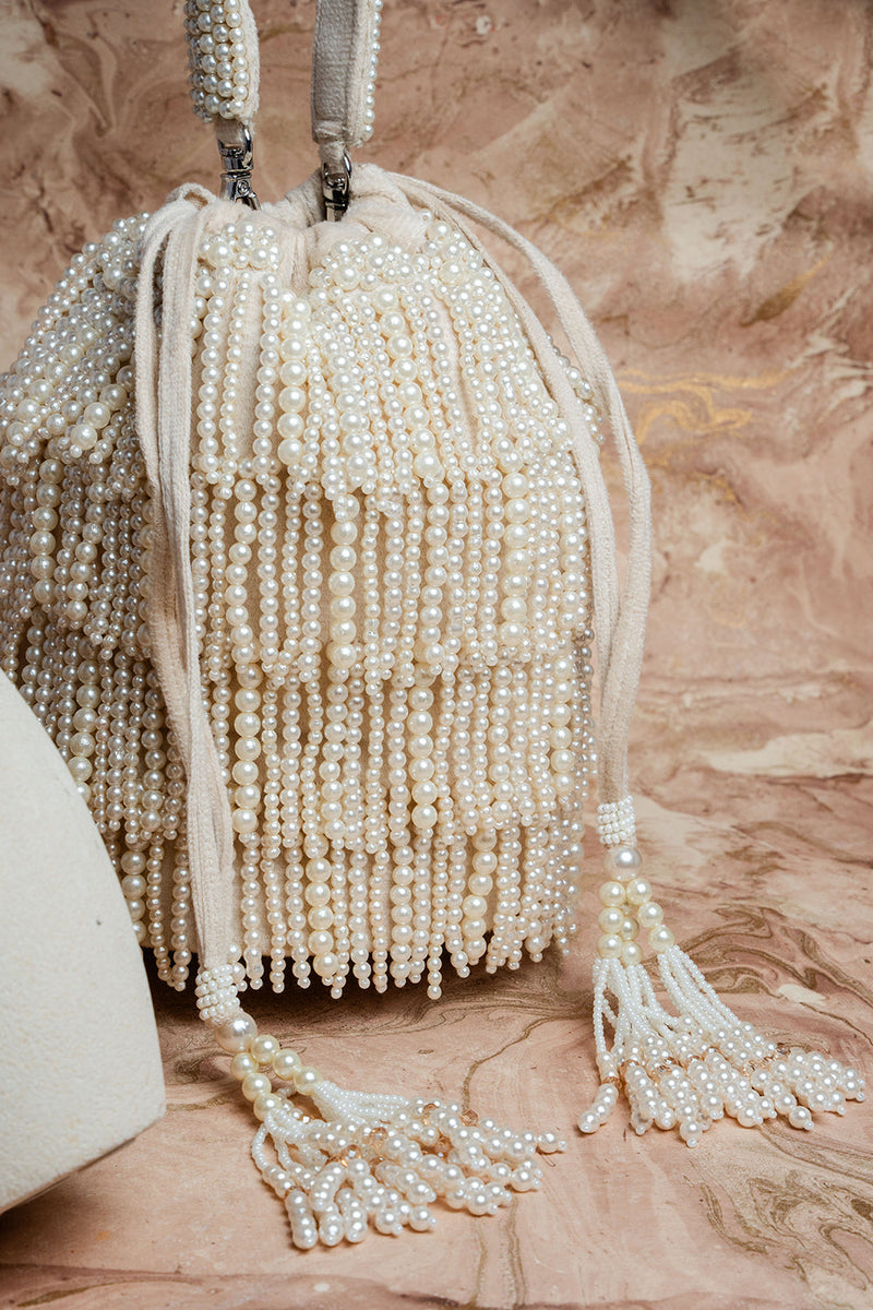 Gilt Raindrops Ivory