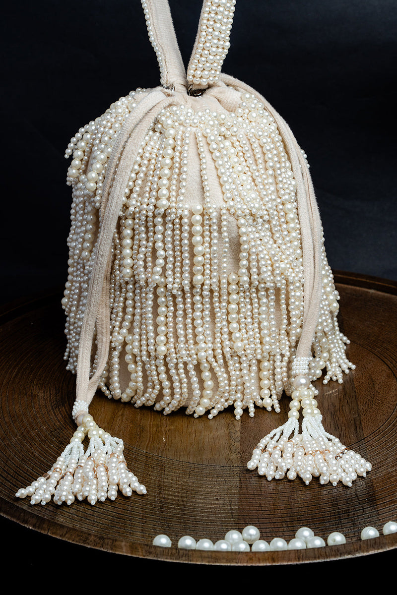 Gilt Raindrops Ivory