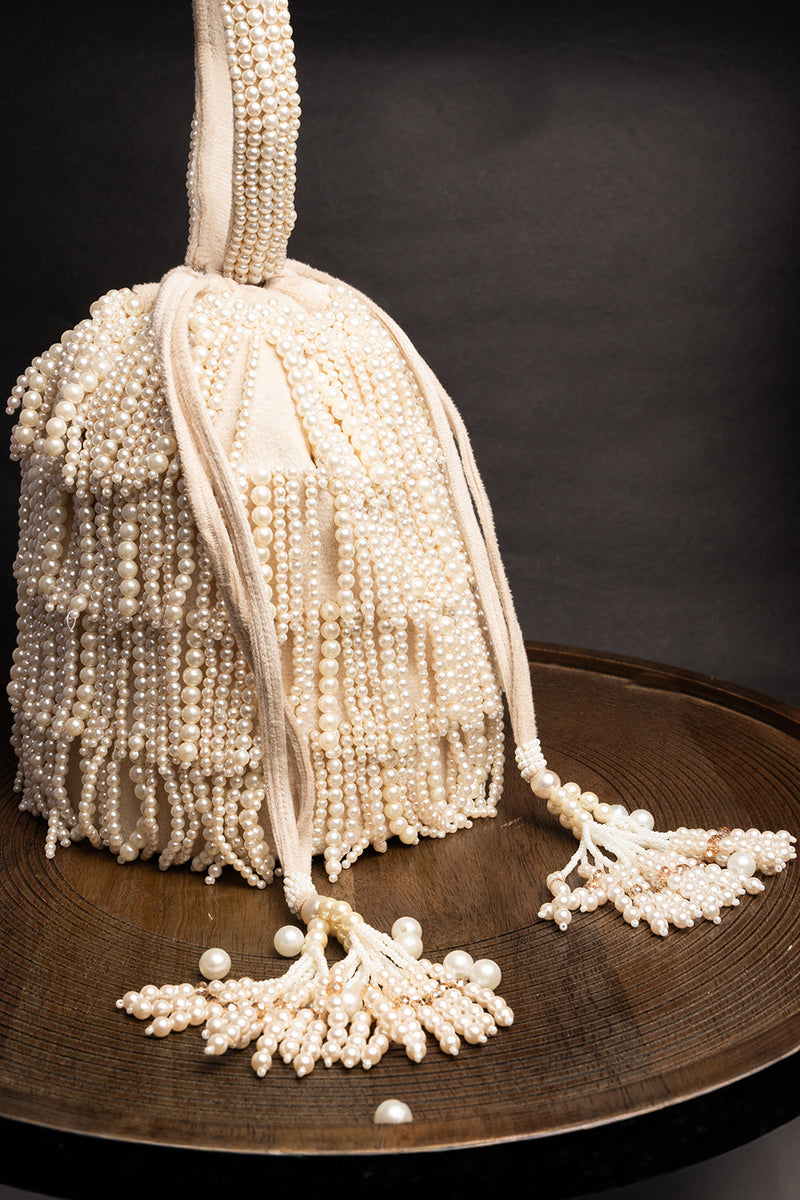 Gilt Raindrops Ivory