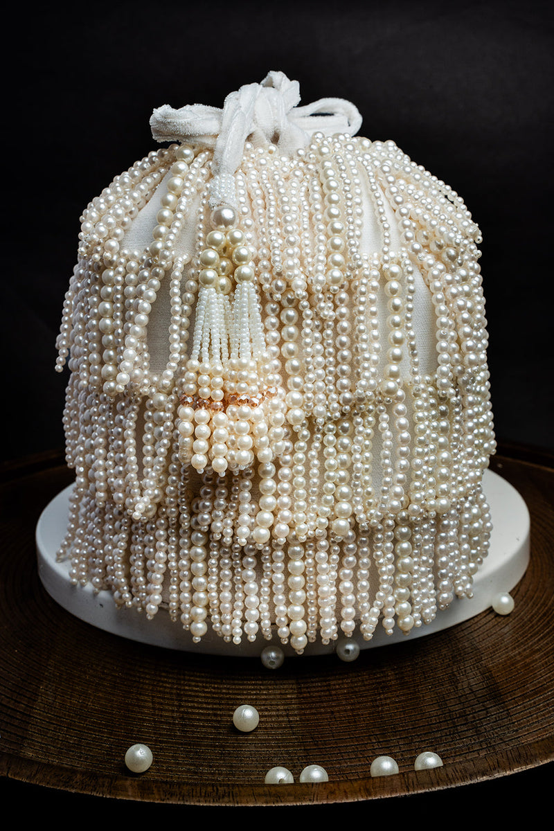 Gilt Raindrops White
