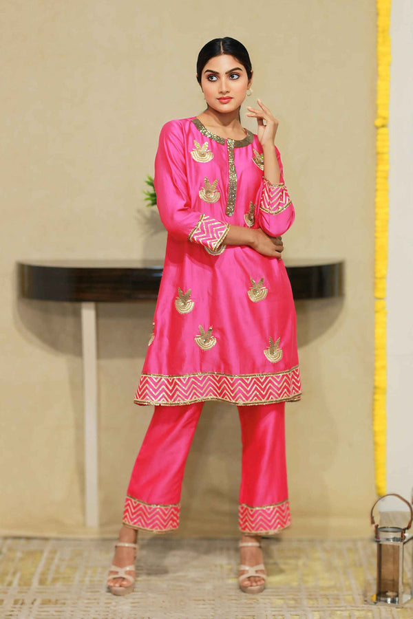 Iraza gota patti a-line suit