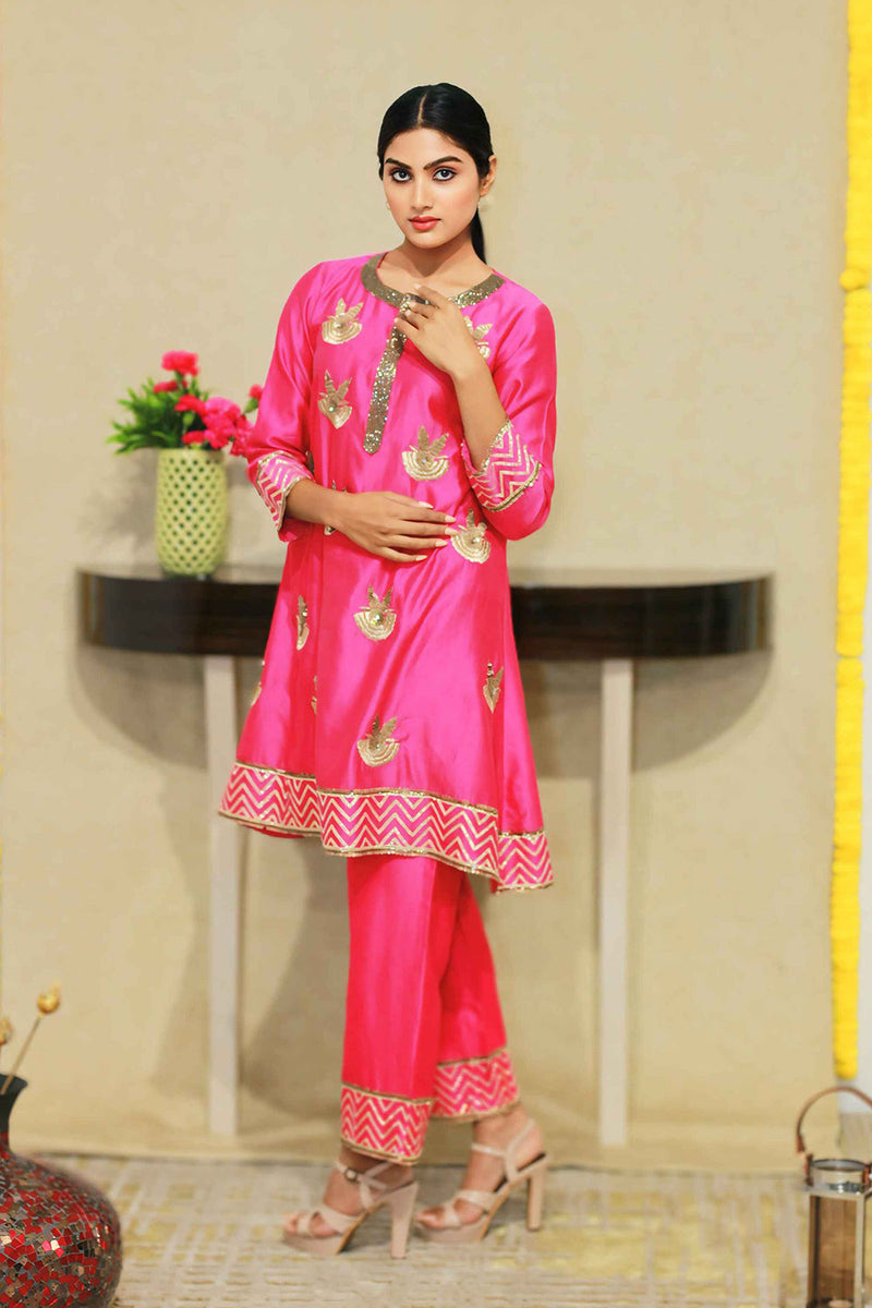 Iraza gota patti a-line suit