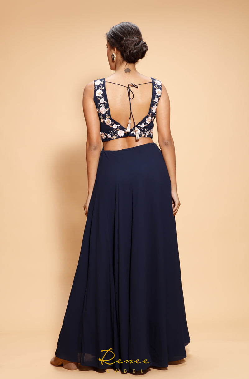 Navy Blue Gown