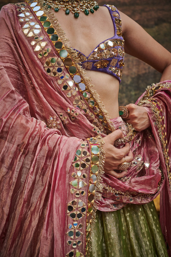 Azal Sheesh Lehenga