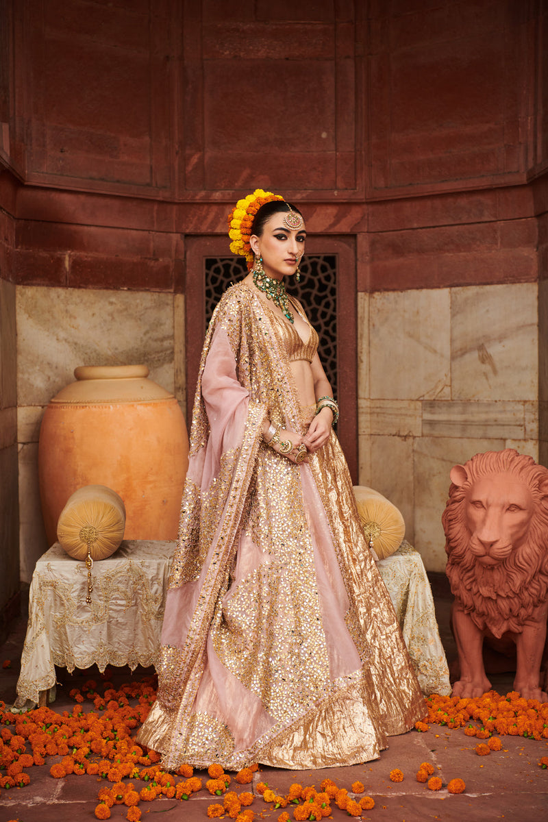 Padmasvarna Lampi Lehenga