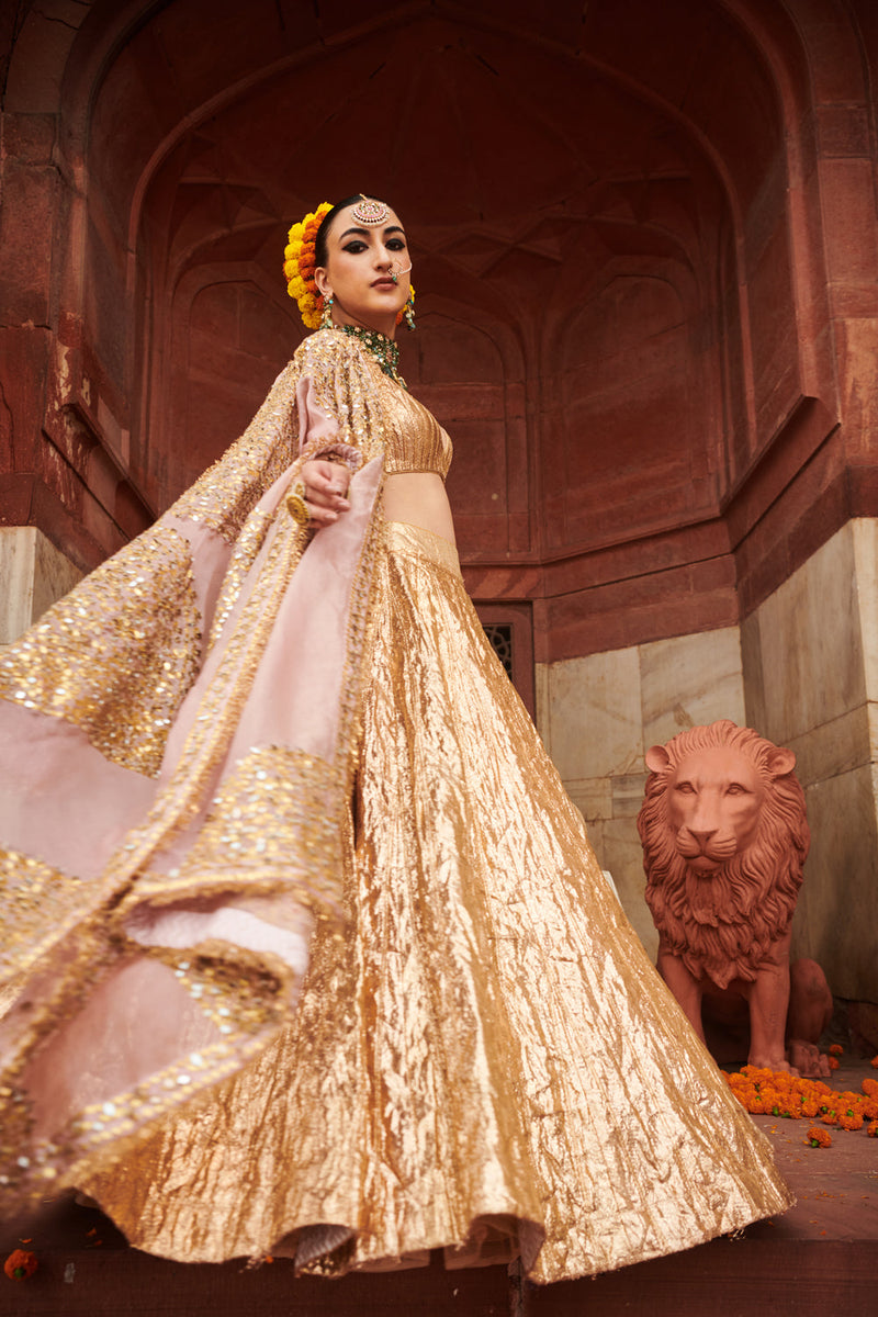 Padmasvarna Lampi Lehenga