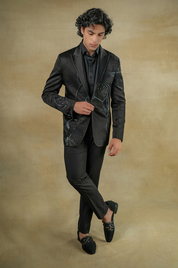 Pique Black Tux