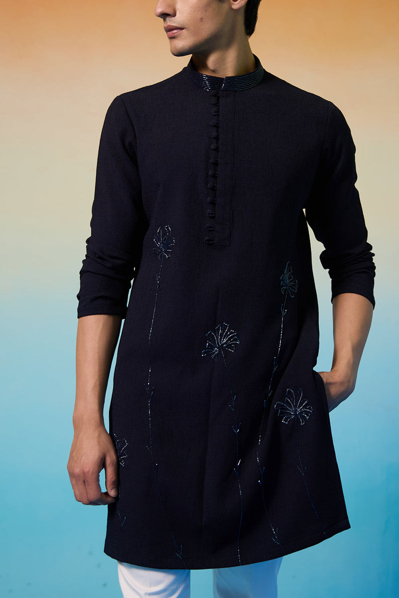 Crinckled Kurta Set