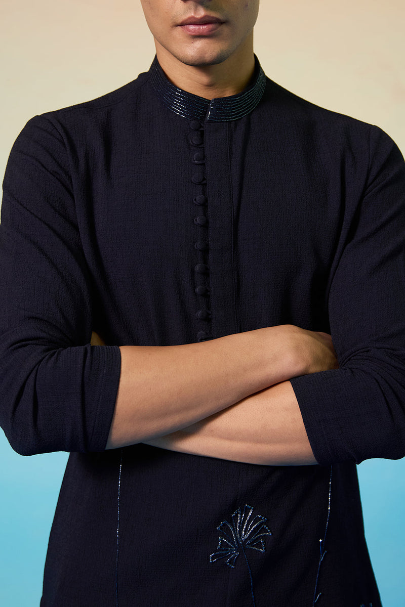 Crinckled Kurta Set