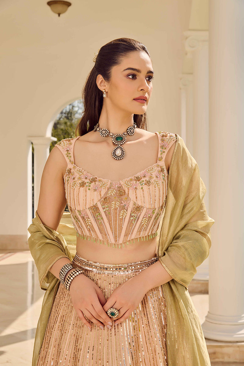 Misty Forest Lehenga Set