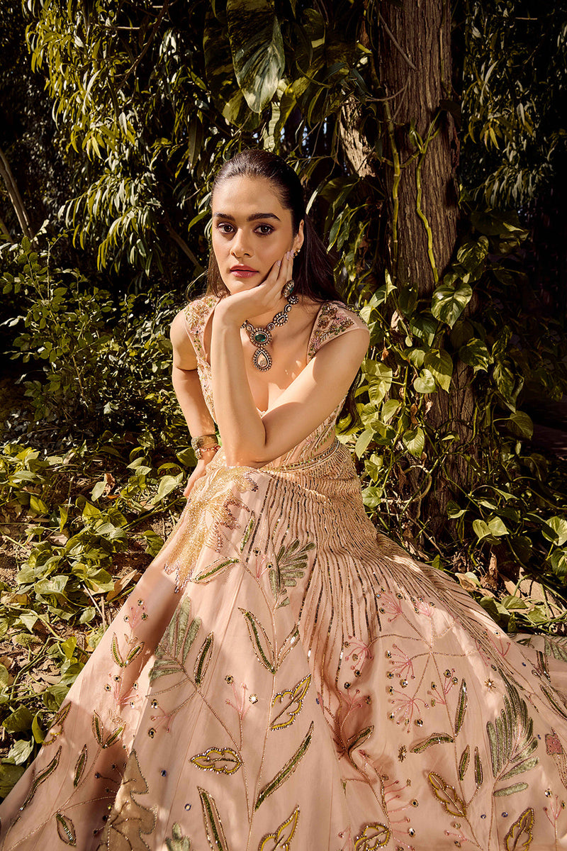 Misty Forest Lehenga Set