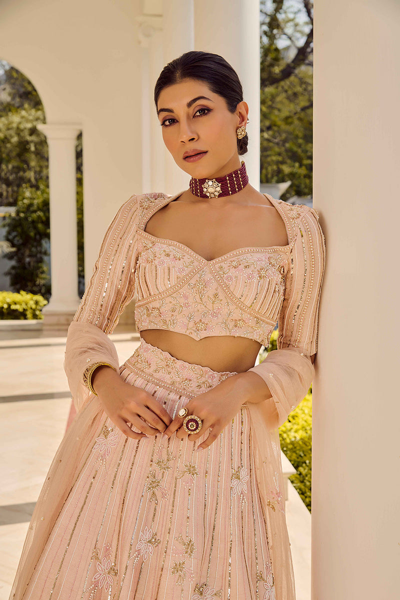 Misty Haze Lehenga Set